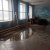 Залитый ливнем Дом культуры в Зеленом подрядчик восстановит за свой счет.