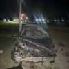 В Боградском районе машина слетела в кювет и опрокинулась