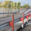 ❗️Наплавной мост через Чулым подтопило – за последние сутки уровень воды из-за обильных осадков поднялся на 0,6 метра
