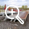 Установке наплавного моста в Ачинске мешает высокая вода...