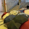 Студентка МГИМО показала обстановку в холле университета после наступления...