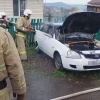 За выходные в Хакасии тушили автобус, погрузчик, автомобиль и жилой дом