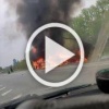 Грузовик загорелся на Омском тракте в пятницу вечером на...