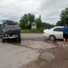 Опубликован момент жёсткого ДТП на трассе в Искитимском районе Возле Каракана...