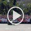 Мотоцикл, заглохший в Волгограде на параде, водитель...