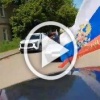 В Валуйках провели автопробег в честь 80-летия Великой Победы