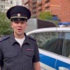 Сотрудники полиции работают на месте ДТП в Красноярске, в результате которого погиб ребенок