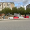 Из-за сильного ветра накануне упала остановка возле Калиновского моста