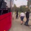 В Новосибирске вандалы заблокировали и разрисовали трамвай №13 ради эффектного видео