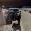 Пьяный водитель вылетел из окна автомобиля и упал с эстакады на Ипподромской...