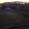 Вчера вечером на Гусинобродском тракте перевернулась фура Кабина повисла над...