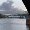 В Красноярске горит мебельный склад на 5000 квадратов.