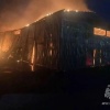 В деревне Скотное Агалатовского поселения горит каркасный ангар площадью 480...