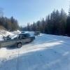 Авария со снегоходом по трассе в Вершину Теи. ДТП...