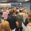 Больше 500 российских туристов прилетели в Москву из Антальи без багажа.