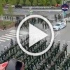 Песни Шамана исполняют солдаты на репетиции Парада Победы