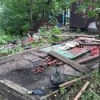 После демонтажа нелегальных гаражей возле детского сада №53 осталась вот...