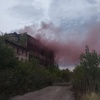 В Кемерове потушили пожар в заброшенном цехе завода «Прогресс»