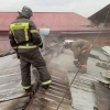 Сотрудники МЧС России ликвидировали пожар в неэксплуатируемом строении в центре Иркутска