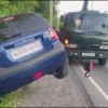 Пьяный водитель на Hyundai Getz улетел в кювет в Прокопьевске