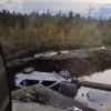Машина слетела с моста по трассе на Байкал На участке дороги в сторону...