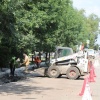 Тротуар ремонтируют на бульваре Гагарина в Иркутске. Работы идут на участке...