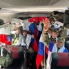 На кадрах — российские военнослужащие, которых сегодня вернули из украинского...