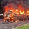 Автомобиль взорвался в подмосковной Балашихе, когда в него сел водитель