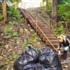 В Брянске очистили от мусора Верхнюю Лубянку