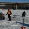 Толщина льда на реке Сакмара у Оренбурга варьируется от...