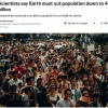 Учёные предложили постепенно сократить население Земли до 4 млрд человек к 2200 году, чтобы снизить нагрузку на природные ресурсы.
