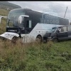 На автодороге возле деревни Шанда произошло ДТП с автобусом, сообщают очевидцы в соцсетях.