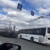На Димитровском мосту, перед съездом на Фабричную, массовое ДТП с участием...