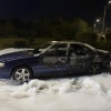 В Черногорске сегодня ночью горел автомобиль и трава.