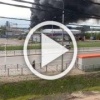 Лакокрасочный завод полыхает в поселке Янино в...