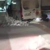 Скорая & снег в Новосибирске