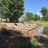 Новенькие шезлонги появились на пирсе у пруда в сквере «Баранка» в Красном Абакане 