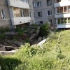 Провал образовался под балконами жилого дома в Иркутске