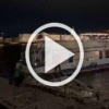 Теплоход «Мираж» врезался в прогулочные корабли на Адмиралтейской набережной