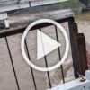 В Туве из-за сильных дождей размыло трассу.