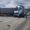 ДТП на трассе Ачинск - Красноярск: столкнулись два большегруза