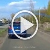 Момент ДТП с ребенком на самокате в Новокузнецке попал на видео