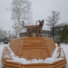 В Канске у ГДК появилась новая достопримечательность — скульптура «Кот...
