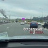 На МСД вспыхнул, предположительно, строительный кран. На Московском...