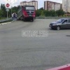 На Синих камнях возле ТЦ Комсомол грузовик провалился под асфальт. 🇷🇺...