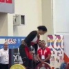 Египетская тяжелоатлетка Нора Эссам Хельми потеряла сознание во время...