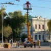 Лось развернул 10-метровое полотно на площади в центре Екатеринбурга