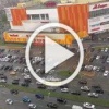 На Новосибирск обрушился мощный ливень с градом 🌇...