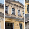 Часть фасада здания рухнула на прохожих в центре Москвы....