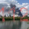 Крупный пожар начался на востоке Москвы